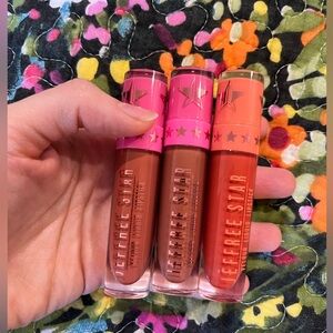 Jeffree Star Velour Fall 🍁🍂 Liquid Lipstick Set - Brown, Terracotta, Orange